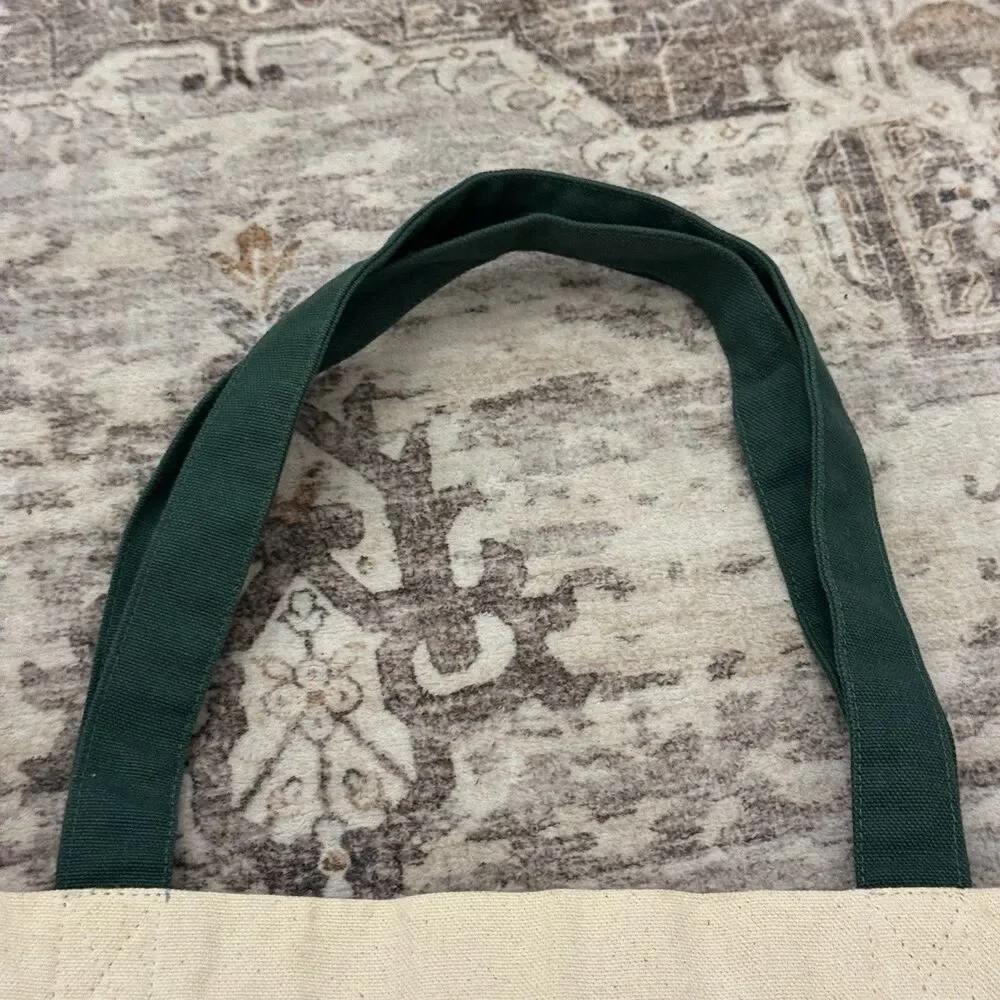 Polo Ralph Lauren Waterkeeper Alliance Organic Cotton Canvas Tote Bag Horse Logo